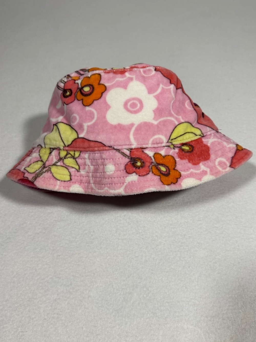 Vintage Gap 90s Y2K Retro Floral Bucket Hat Reversible One Size